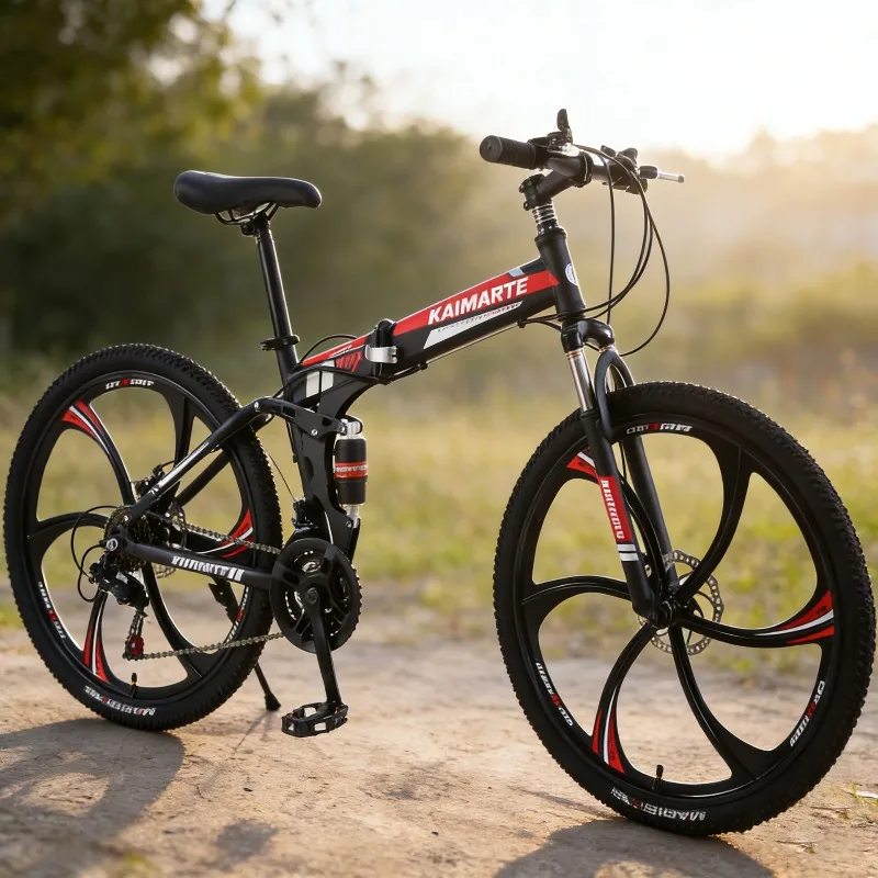 Folding Mountain Bike Full Suspension 26 Inch Gear Adult Youth Commuter Bike for City Cycling and School Daily Use Bicycles
Folding Mountain Bike Full Suspension 26 Inch Gear Adult Youth Commuter Bike for City Cycling and School Daily Use Bicycles