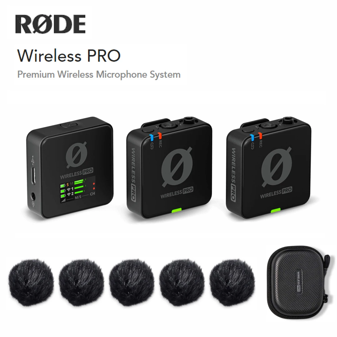Rode Wireless PRO Беспроводная микрофонная система премиум-класса Петличный рекордер с картой памяти 32 ГБ Высококачественная запись до 40 часов
Rode Wireless PRO Беспроводная микрофонная система премиум-класса Петличный рекордер с картой памяти 32 ГБ Высококачественная запись до 40 часов