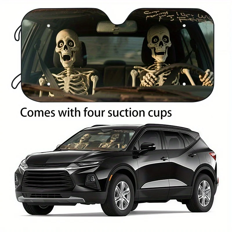 1pc Fun Car Sunshade With 2 Sizes To Choose, Ideal Holiday Gift For Your Vehicle – Keeps Your Car Cool And Prevents Interior Agi
1pc Fun Car Sunshade With 2 Sizes To Choose, Ideal Holiday Gift For Your Vehicle – Keeps Your Car Cool And Prevents Interior Agi