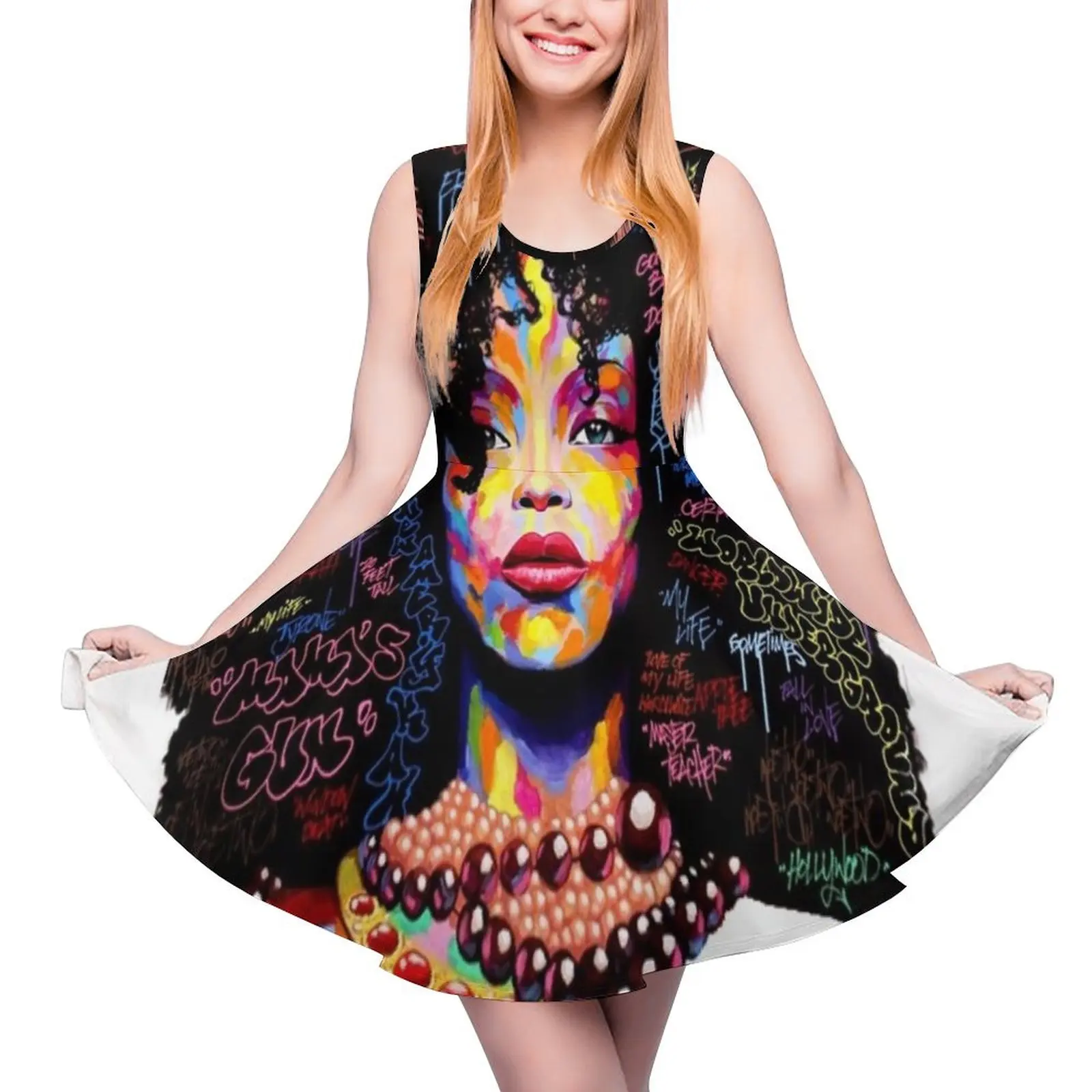Graffiti Hair Sleeveless Dress dress summer 2024 women loose summer dress dresses women summer 2024 luxury woman party
Graffiti Hair Sleeveless Dress dress summer 2024 women loose summer dress dresses women summer 2024 luxury woman party