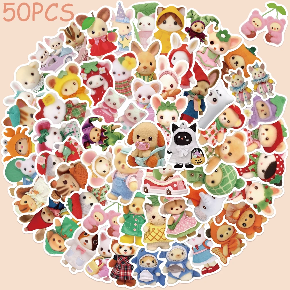 50pcs Fruit Critter Animal Stickers Decals For Laptop Skateboard Notebook Luggage Guitar DIY Cartoon Aesthetic Stickers For Kids
50pcs Fruit Critter Animal Stickers Decals For Laptop Skateboard Notebook Luggage Guitar DIY Cartoon Aesthetic Stickers For Kids