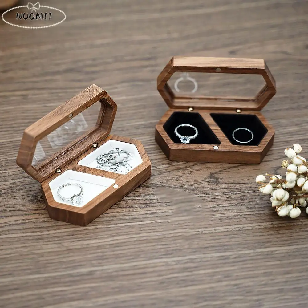 Multi-function Velvet Mini Wood Rings Box Square Necklace Earrings Rings Display Case Dust-proof Wedding Rings Bearer Box Gifts
Multi-function Velvet Mini Wood Rings Box Square Necklace Earrings Rings Display Case Dust-proof Wedding Rings Bearer Box Gifts