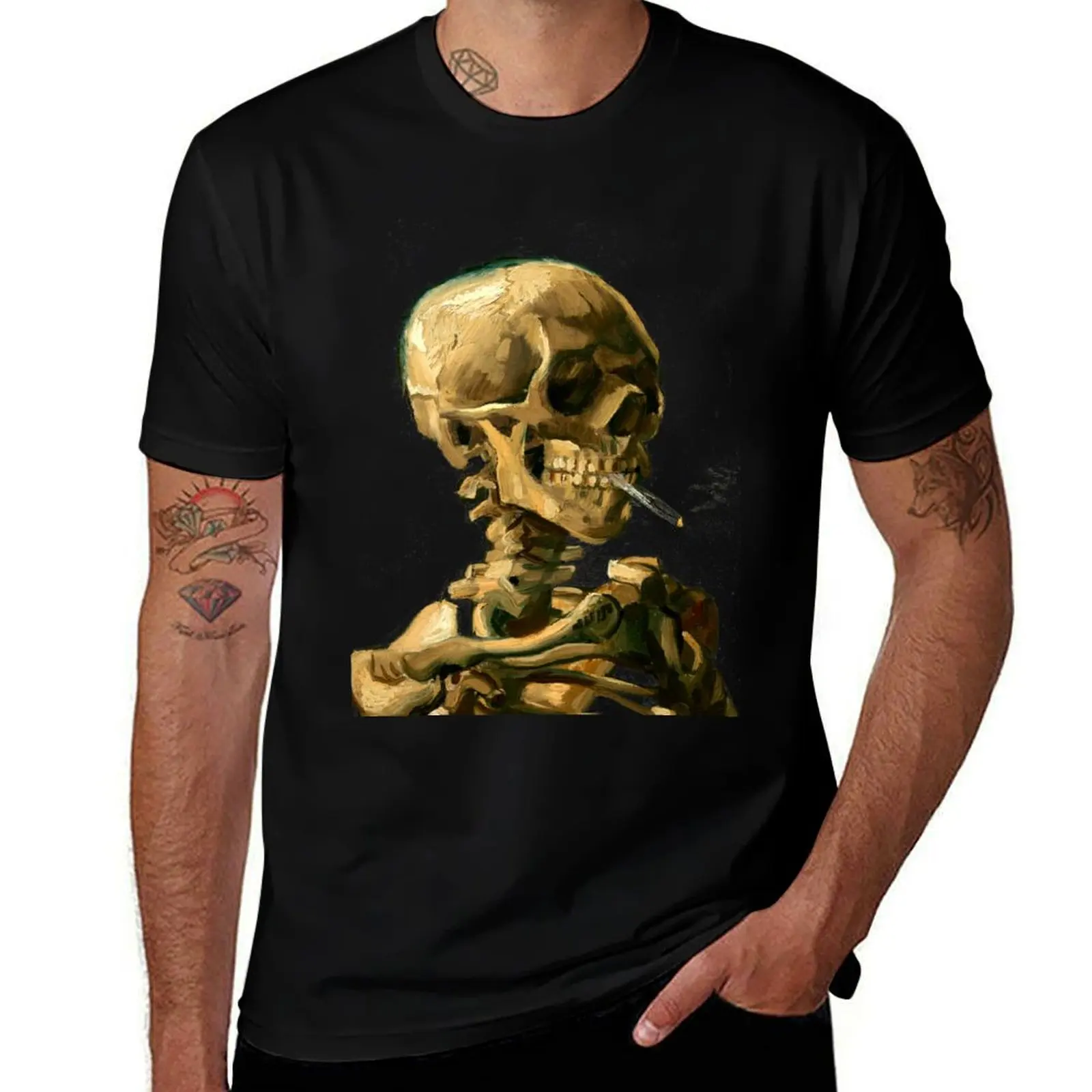 sigaret) of Skull brandende a een Cigarette Skeleton Burning with van (Kop skelet met T-Shirt
sigaret) of Skull brandende a een Cigarette Skeleton Burning with van (Kop skelet met T-Shirt