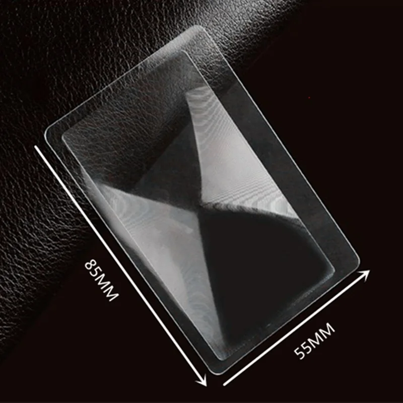 PVC Card Magnifying Glass Handheld Portable 3X Reading And Fine Inspection Mirror Reading Instruction Manual Shopping Specific
PVC Card Magnifying Glass Handheld Portable 3X Reading And Fine Inspection Mirror Reading Instruction Manual Shopping Specific