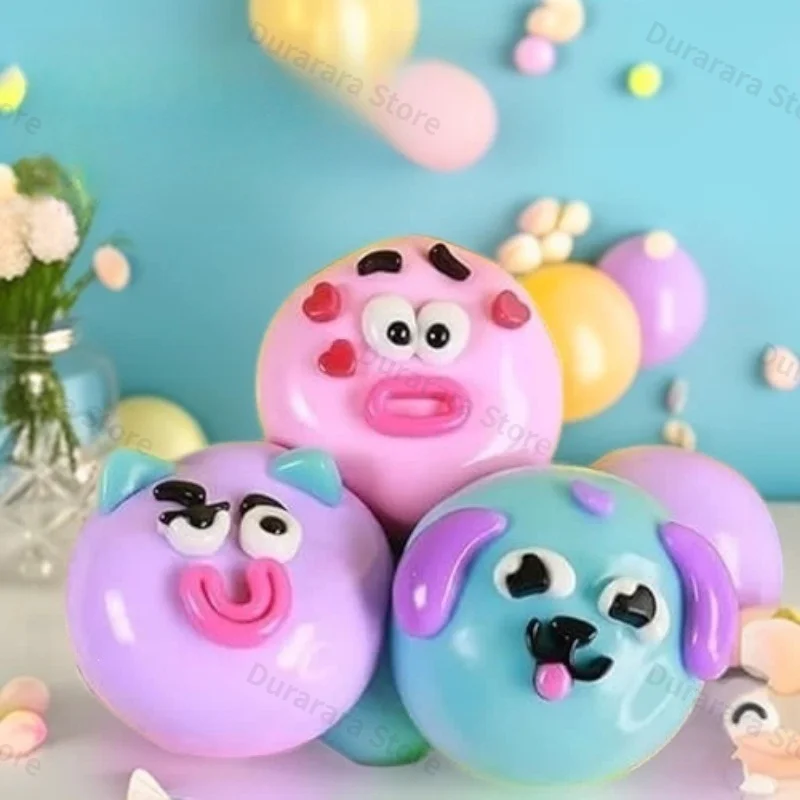 Creative Dog Face Changing Squishy Stress Relief Ball, TPR Soft Rubber Vent Toy Stress Relief Gadget for Kids and Adults
Creative Dog Face Changing Squishy Stress Relief Ball, TPR Soft Rubber Vent Toy Stress Relief Gadget for Kids and Adults