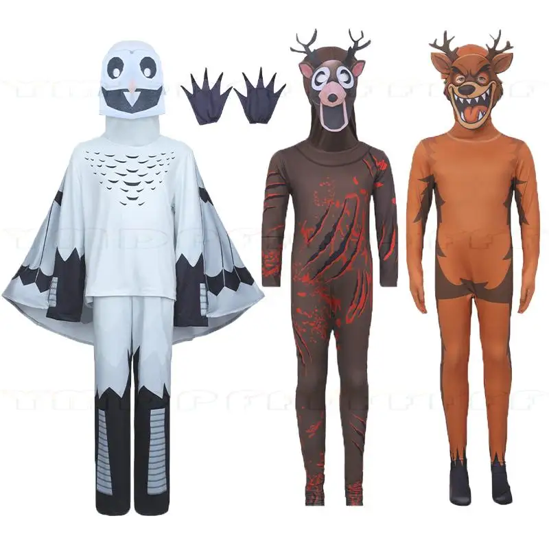 Novelty Anime 99 Night Forest Deer Costume Fnaf Horror Halloween Owl COSPLAY Set Party Adult Boys and Girls Nightmare Reindeer C
Novelty Anime 99 Night Forest Deer Costume Fnaf Horror Halloween Owl COSPLAY Set Party Adult Boys and Girls Nightmare Reindeer C