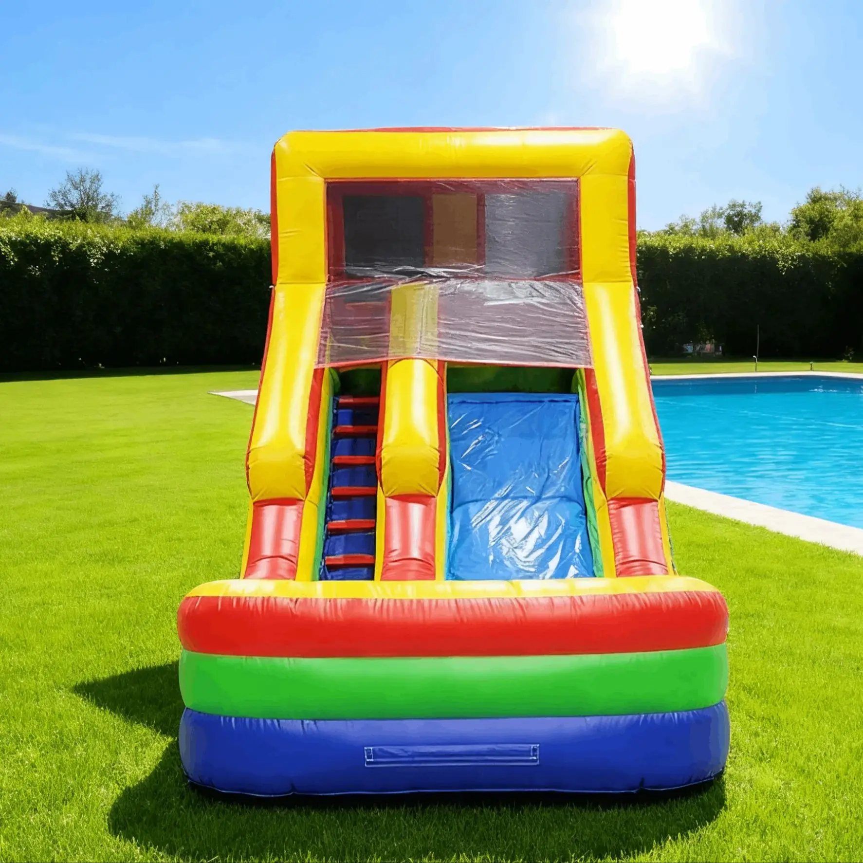 PVC Big Slide Commercial Inflatable Water Slide for Kids and Adults Commercial Grade Outdoor With Blower
PVC Big Slide Commercial Inflatable Water Slide for Kids and Adults Commercial Grade Outdoor With Blower