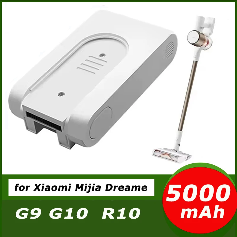 NEW 25.2V 5000mAh (5.0Ah) Rechargeable Lithium Ion Battery Pack for Xiaomi Mijia G9 G10 Wireless Vacuum Cleaner.
NEW 25.2V 5000mAh (5.0Ah) Rechargeable Lithium Ion Battery Pack for Xiaomi Mijia G9 G10 Wireless Vacuum Cleaner.