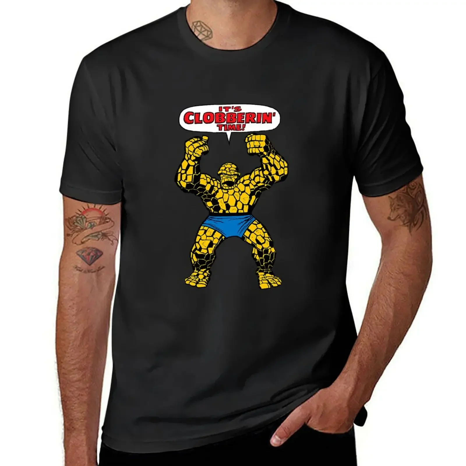 Fantastic Four The Thing Clobberin' Time T-Shirt sublime graphics plus size tops designer t shirt men
Fantastic Four The Thing Clobberin' Time T-Shirt sublime graphics plus size tops designer t shirt men