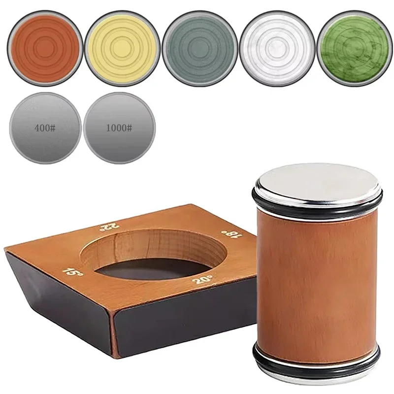 4 Angles Rolling Knife Sharpener Kit For Straight Edge Roller Knife Sharpening With Industry Diamonds Whetstone Chef Knife Set 
4 Angles Rolling Knife Sharpener Kit For Straight Edge Roller Knife Sharpening With Industry Diamonds Whetstone Chef Knife Set