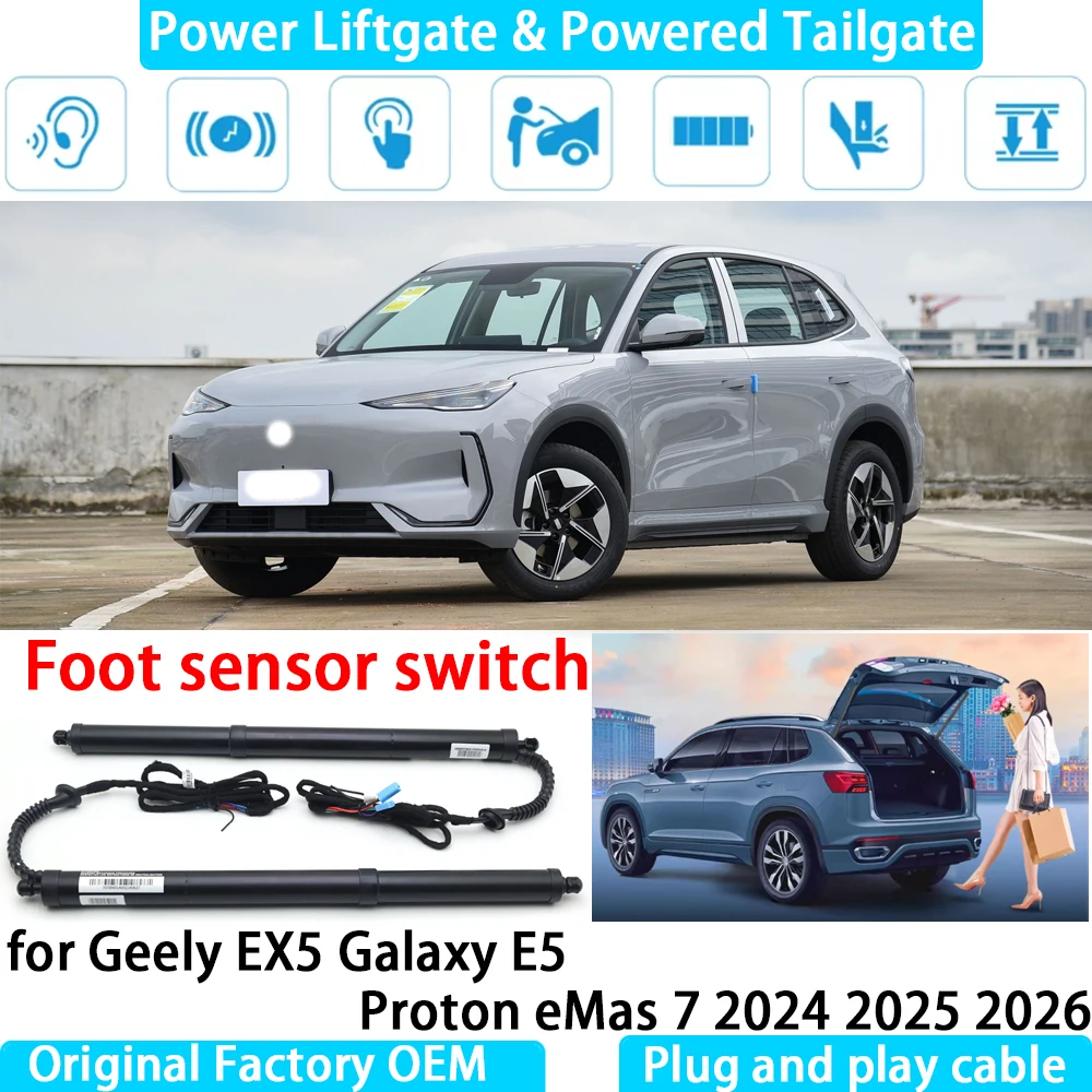 for Geely EX5 Galaxy E5 Proton eMas 7 Automatic Electric Power Liftgate Powered Tailgate Strut Tail Gate Lift System
for Geely EX5 Galaxy E5 Proton eMas 7 Automatic Electric Power Liftgate Powered Tailgate Strut Tail Gate Lift System