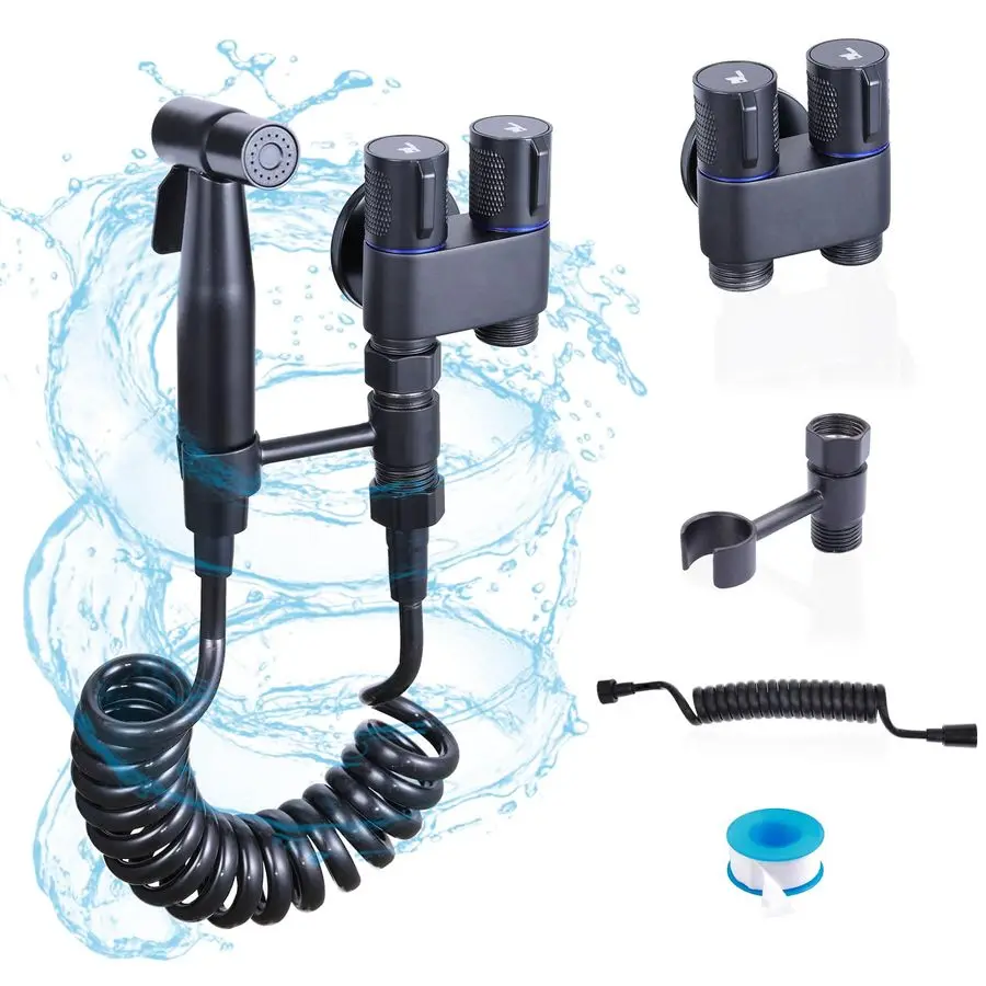 Toilet Bidet Sprayer for Toilet, Muslim Shower Bidet Toilet Hose Sprayer Kit, Jet Spray Bidet Attachment Connected to Faucet for
Toilet Bidet Sprayer for Toilet, Muslim Shower Bidet Toilet Hose Sprayer Kit, Jet Spray Bidet Attachment Connected to Faucet for