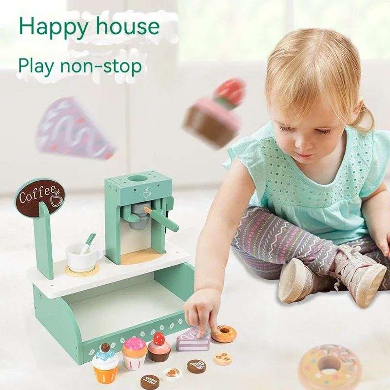 Wooden Simulation Children's Play House Kitchen Toy Coffee Machine Fun Interactive Christmas Birthday Gift For Boys And Girls
Wooden Simulation Children's Play House Kitchen Toy Coffee Machine Fun Interactive Christmas Birthday Gift For Boys And Girls