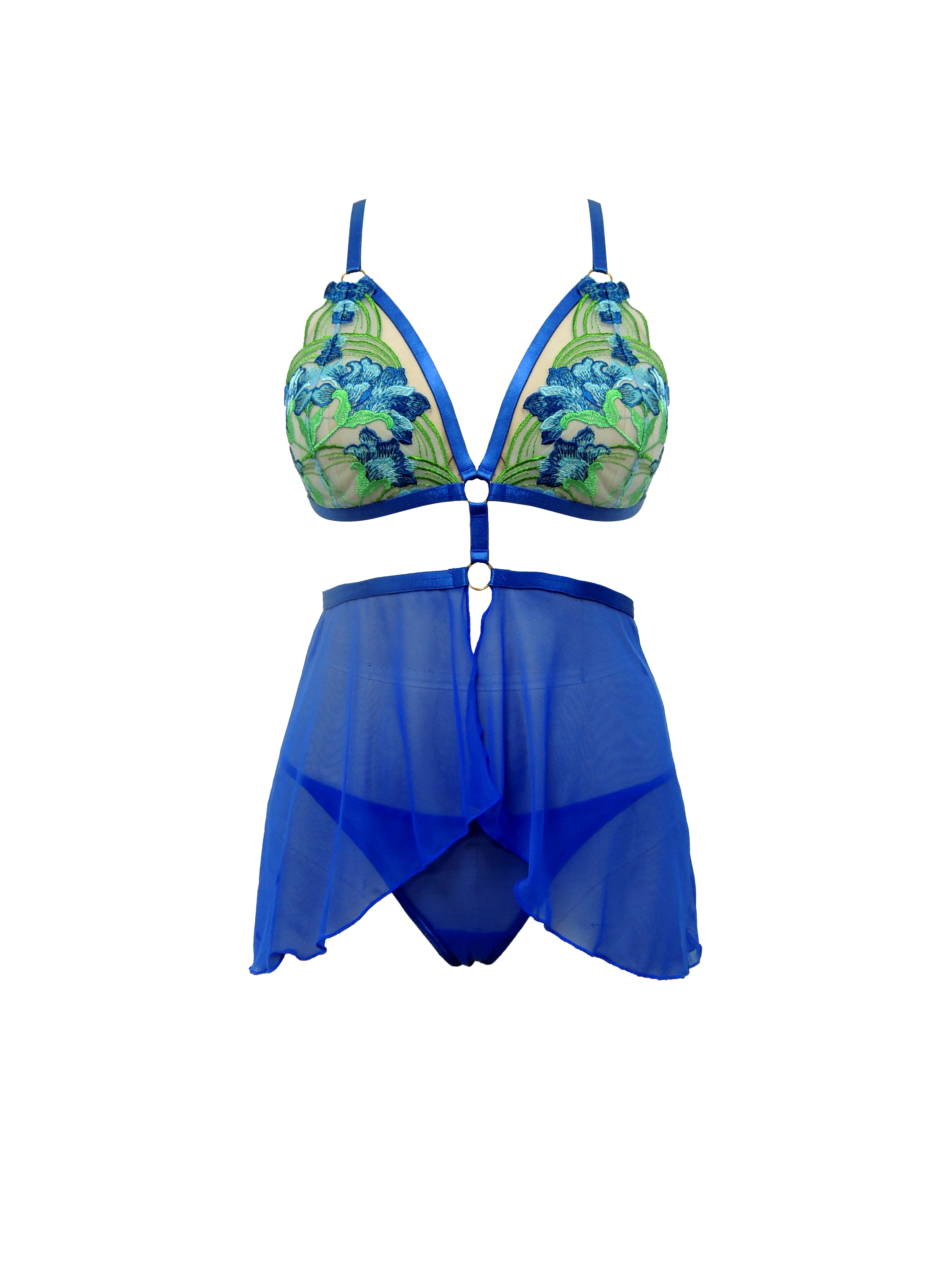 Free Tonight Women's 3D Embroidery Mesh Babydoll andThong Set, Floral Pattern Sexy Lingerie Comfort UnderwearHawaii Bra for Lady
Free Tonight Women's 3D Embroidery Mesh Babydoll andThong Set, Floral Pattern Sexy Lingerie Comfort UnderwearHawaii Bra for Lady