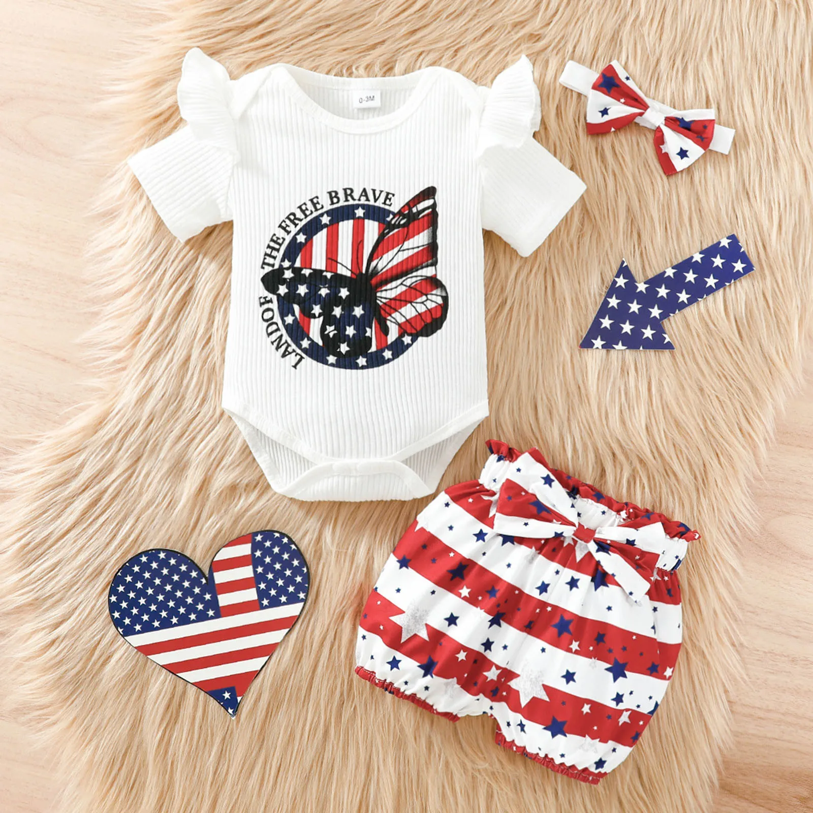 Girls 3 Toddler Boys Girls Short Sleeve Independence Day Letter Prints Romper Bodysuit Shorts Christmas Toddler Girl Outfit
Girls 3 Toddler Boys Girls Short Sleeve Independence Day Letter Prints Romper Bodysuit Shorts Christmas Toddler Girl Outfit