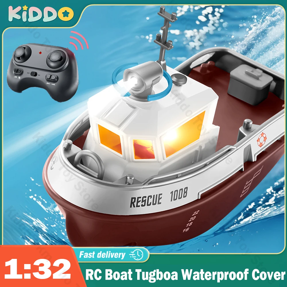 1:32 RC Boat Tugboa Remote Control Boat for Kids 2.4G Dual Mode Wireless Electric SpeedBoats Waterproof Cover Toys for Boys Gift
1:32 RC Boat Tugboa Remote Control Boat for Kids 2.4G Dual Mode Wireless Electric SpeedBoats Waterproof Cover Toys for Boys Gift