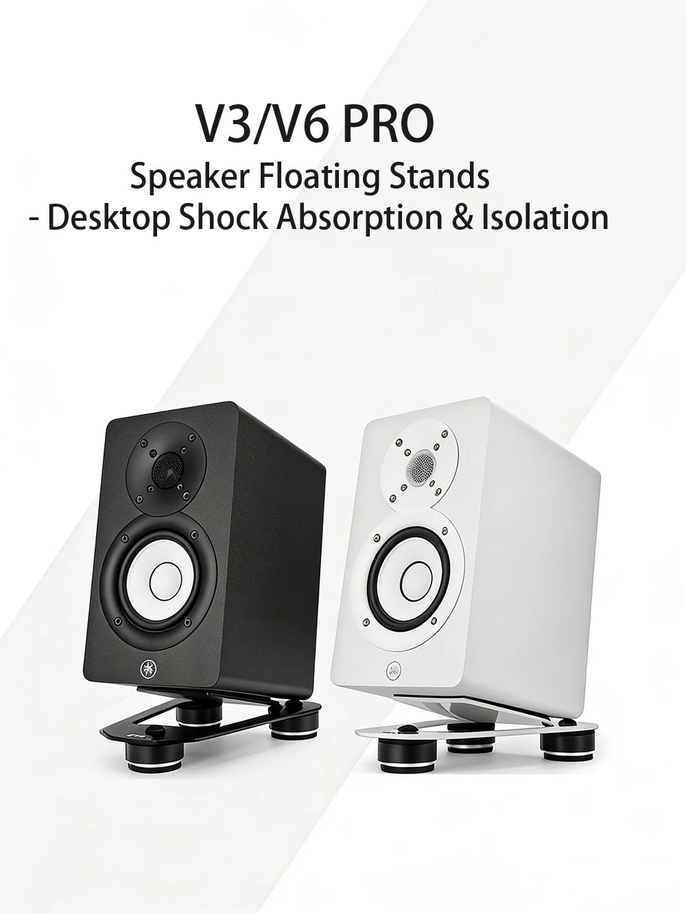 Speaker Isolation Stands Studio Monitor Suspension Stands with Shock Absorption Desktop Floating Speaker Holder Base Rack
Speaker Isolation Stands Studio Monitor Suspension Stands with Shock Absorption Desktop Floating Speaker Holder Base Rack