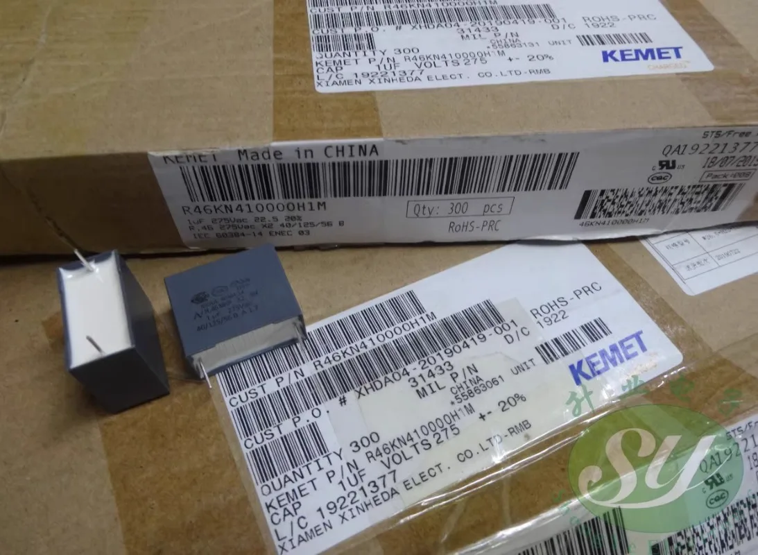5PCS AV R46 1.0uf/275VAC 1uf 1u0 105 New thick 12.8 film capacitor 22MM R46KN410000H1M
5PCS AV R46 1.0uf/275VAC 1uf 1u0 105 New thick 12.8 film capacitor 22MM R46KN410000H1M