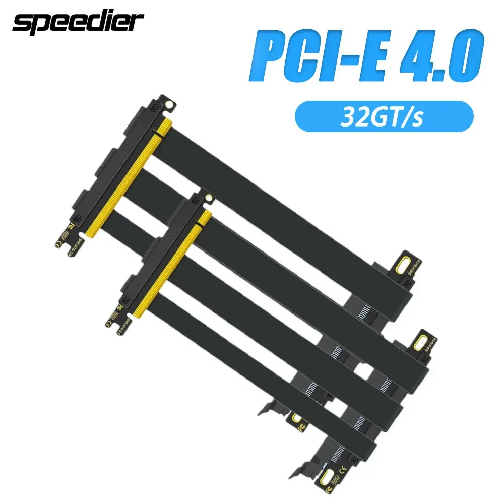 Dual Reverse PCIe 4.0 16X Gen4 Full Speed Stable Riser Cable For Graphics Cards MINI SAS Industrial High Performance
Dual Reverse PCIe 4.0 16X Gen4 Full Speed Stable Riser Cable For Graphics Cards MINI SAS Industrial High Performance