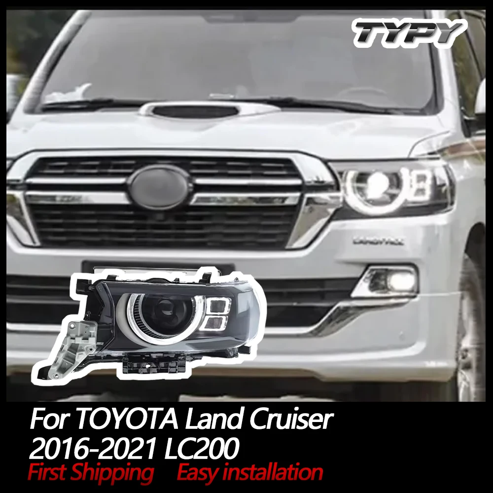 Фара TYPY для TOYOTA Land Cruiser, светодиодная фара 2016-2021, фары LC200 DRL, указатель поворота, дальний свет, проектор «ангельский глаз»
Фара TYPY для TOYOTA Land Cruiser, светодиодная фара 2016-2021, фары LC200 DRL, указатель поворота, дальний свет, проектор «ангельский глаз»