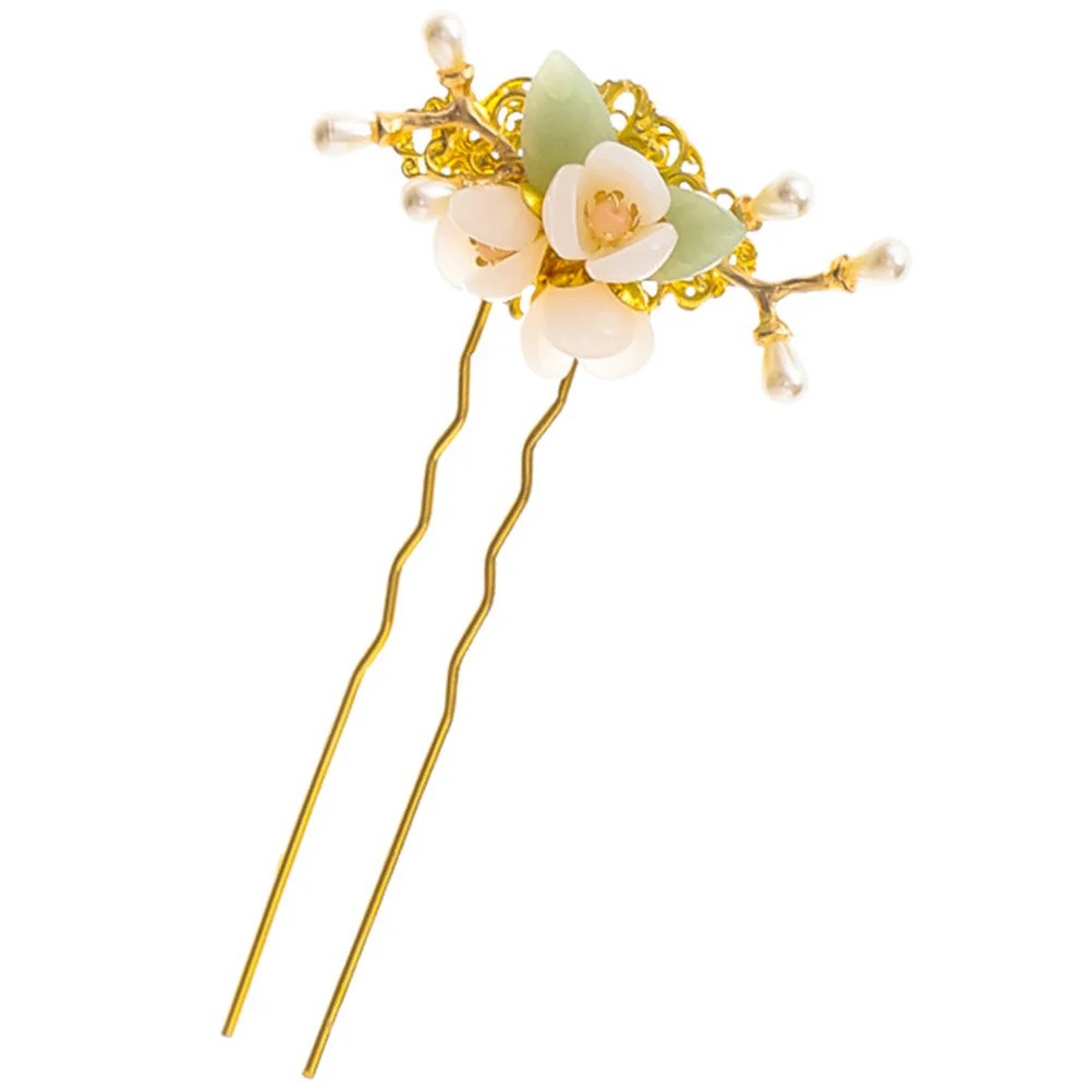 Pearl Hairpin Chignon Accessories Women Flower Design Retro Style Hair Fork Stick Long Lasting Luster Smooth Edges Vintage
Pearl Hairpin Chignon Accessories Women Flower Design Retro Style Hair Fork Stick Long Lasting Luster Smooth Edges Vintage