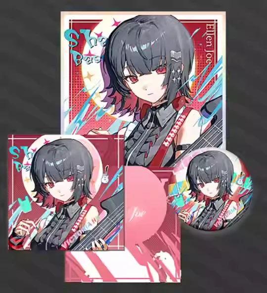 Anime Zenless Zone Zero Ellen Joe Asaba Harumasa Cosplay Flash Badge Cartoon color Cardstock Acrylic Card Brick Brooch Gift
Anime Zenless Zone Zero Ellen Joe Asaba Harumasa Cosplay Flash Badge Cartoon color Cardstock Acrylic Card Brick Brooch Gift