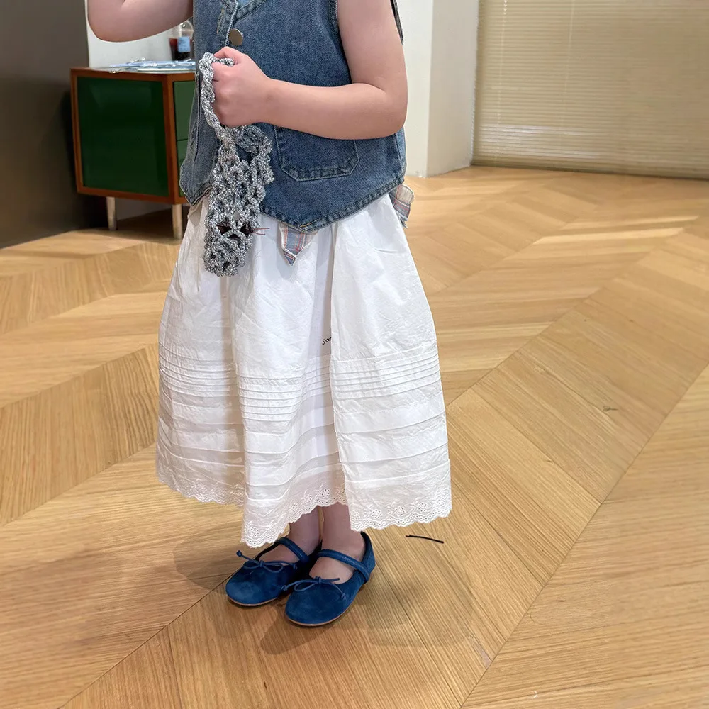 The 2025 Summer New Childrens Dress Girls Trendy Korean-style Baby Girl with Embroidered Letters Is Casual Simple and Daily
The 2025 Summer New Childrens Dress Girls Trendy Korean-style Baby Girl with Embroidered Letters Is Casual Simple and Daily