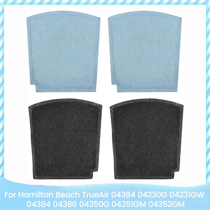 A50Q-4PCS Сменный угольный фильтр для устранения запахов Halmilton Beach Trueair, модель 04230G, 04231GW, 04384, 04386, 04350G
A50Q-4PCS Сменный угольный фильтр для устранения запахов Halmilton Beach Trueair, модель 04230G, 04231GW, 04384, 04386, 04350G