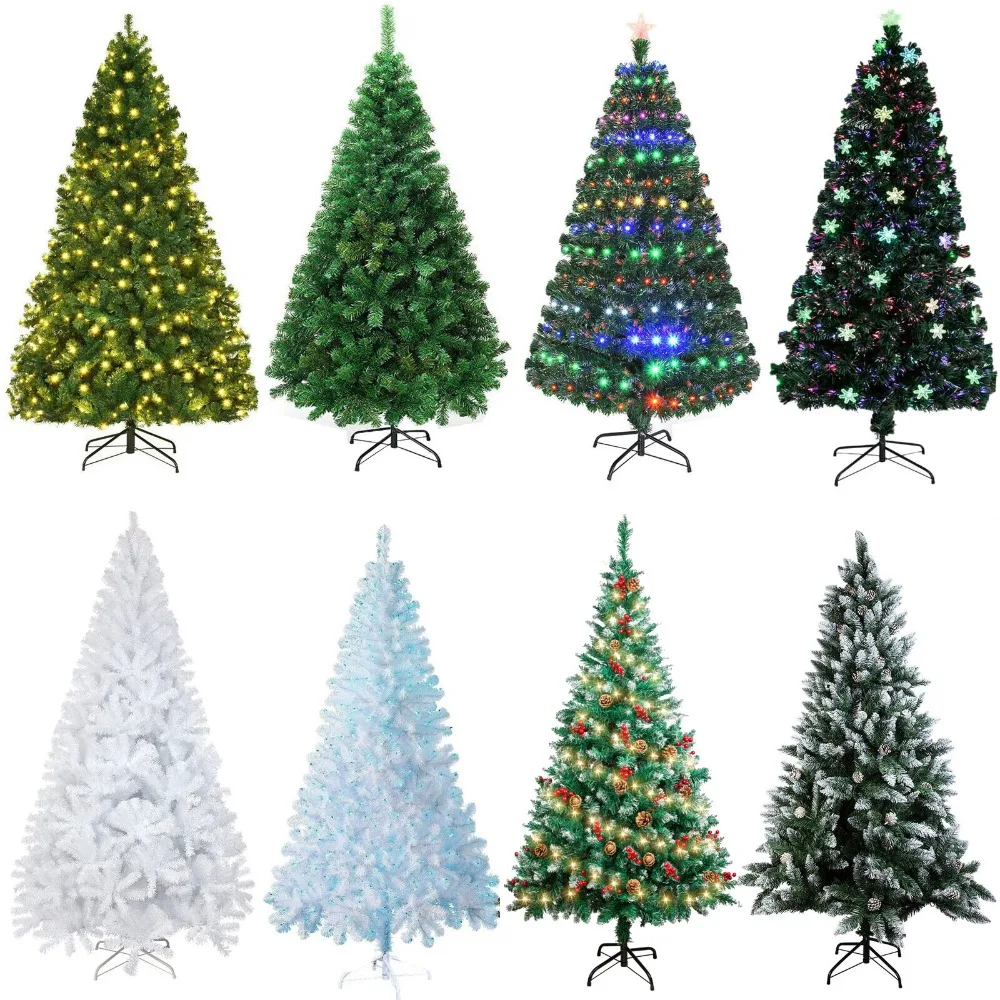Artificial Christmas Tree Pre Lit Fiber Optic / with LED Lights / Snow Flocked
Artificial Christmas Tree Pre Lit Fiber Optic / with LED Lights / Snow Flocked