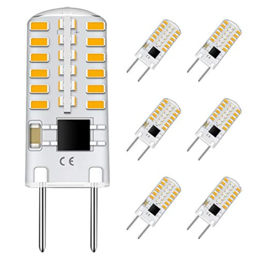 G8 LED Bulb Dimmable, T4 JCD Type Bi-Pin Base, 3000K Warm White, 3W Mini G8 Bulb, 20W-25W Halogen Replacement for Under Cabinet
G8 LED Bulb Dimmable, T4 JCD Type Bi-Pin Base, 3000K Warm White, 3W Mini G8 Bulb, 20W-25W Halogen Replacement for Under Cabinet