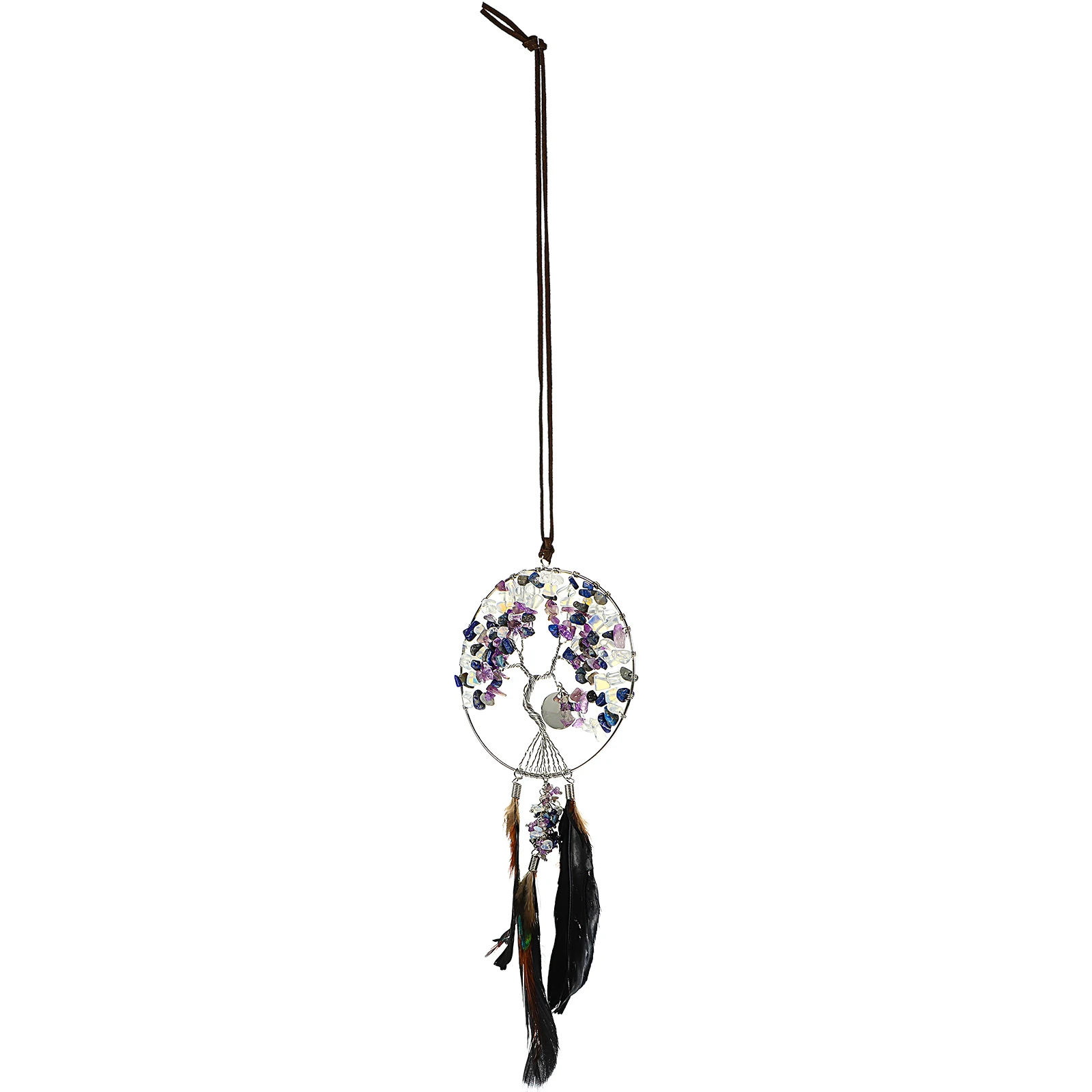 Crystal Stone Heart Decor Life Tree Dreamcatcher Bedroom Wall Pendant Women Fashion Home Accessories Hanging nament
Crystal Stone Heart Decor Life Tree Dreamcatcher Bedroom Wall Pendant Women Fashion Home Accessories Hanging nament