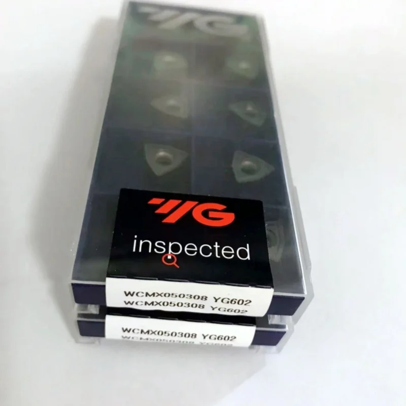 YG WCMX030208 YG602 /WCMX040208 YG602 /WCMX050308 YG602 /WCMT06T308 YG602 /WCMX080412 YG602 turning blade carbide inserts 10Pcs
YG WCMX030208 YG602 /WCMX040208 YG602 /WCMX050308 YG602 /WCMT06T308 YG602 /WCMX080412 YG602 turning blade carbide inserts 10Pcs