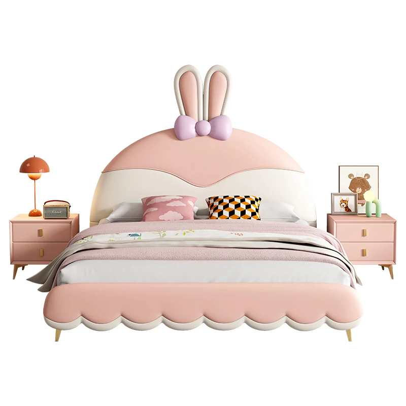 #For Pink Rabbit Children's Bed Frame Cute High Quality Popular Children's Bed Set Furniture Bedroom Modern High Quality
#For Pink Rabbit Children's Bed Frame Cute High Quality Popular Children's Bed Set Furniture Bedroom Modern High Quality
