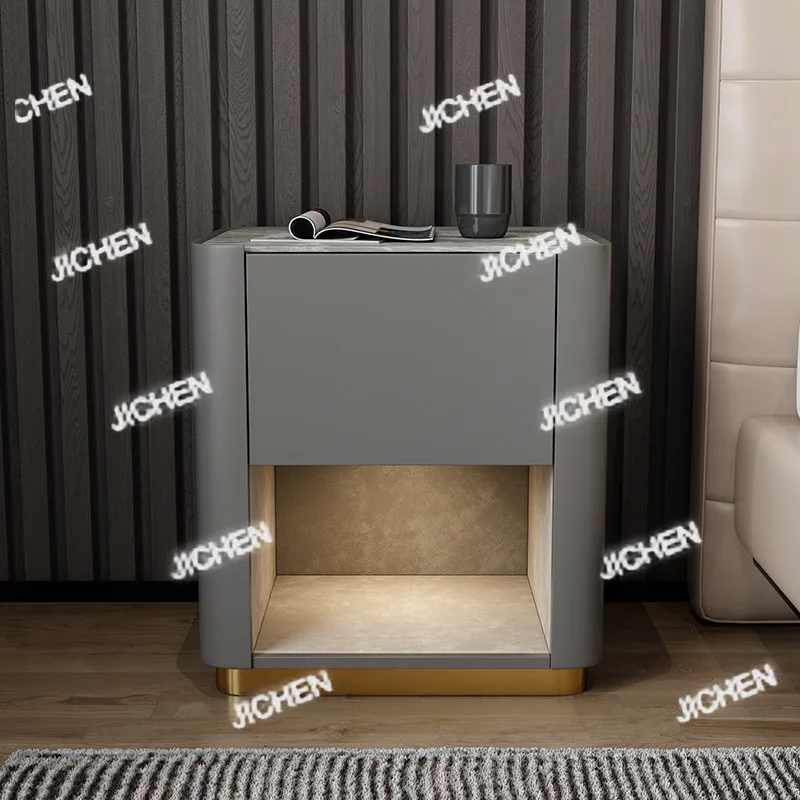 ZQ Простая прикроватная тумбочка, современная интеллектуальная индукционная прикроватная тумбочка, роскошный модный шкаф для спальни из цельного дерева
ZQ Простая прикроватная тумбочка, современная интеллектуальная индукционная прикроватная тумбочка, роскошный модный шкаф для спальни из цельного дерева