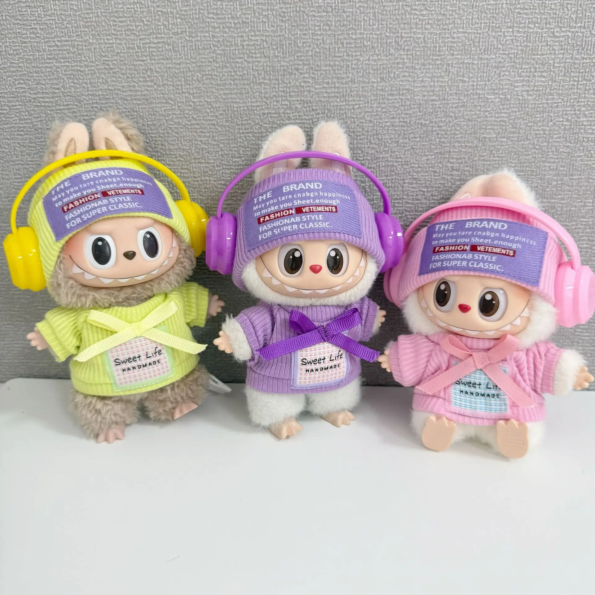 Labubu Gen Macaron Party Labubu Handmade 1st and 2nd Labubu Headphone Clothing Set Keychain Labubu Outfit Sweet
Labubu Gen Macaron Party Labubu Handmade 1st and 2nd Labubu Headphone Clothing Set Keychain Labubu Outfit Sweet
