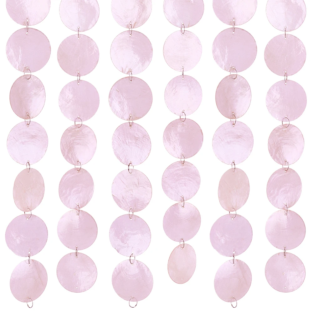 2Pcs 2 Styles Dyed Capiz Shell Disc Beaded Curtain Accessories for DIY Door Window Decor Wind Chime Hot Pink
2Pcs 2 Styles Dyed Capiz Shell Disc Beaded Curtain Accessories for DIY Door Window Decor Wind Chime Hot Pink