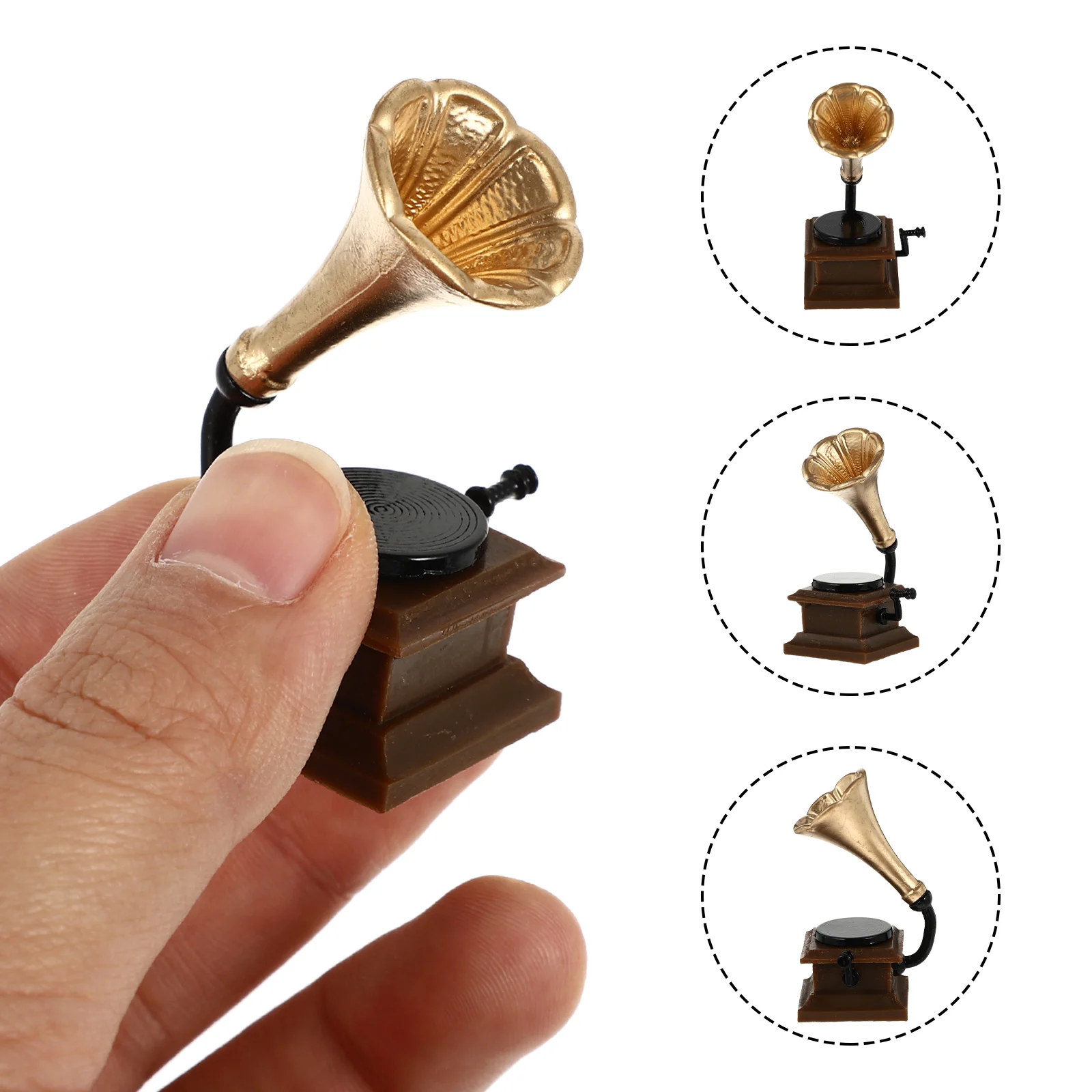 Mini Gramophone Living Room Decoration Home Decorative Supply Portable Phonograph Resin Model
Mini Gramophone Living Room Decoration Home Decorative Supply Portable Phonograph Resin Model