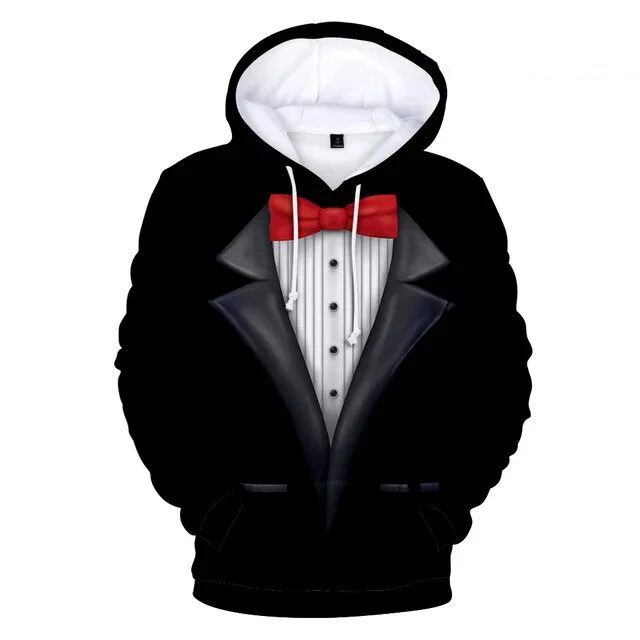 Funny Suit Tie 3D Print Hoodies Men Women Casual Fashion Sweatshirts Oversized Hoodie Harajuku Kids Pullovers Tracksuit Clothing
Funny Suit Tie 3D Print Hoodies Men Women Casual Fashion Sweatshirts Oversized Hoodie Harajuku Kids Pullovers Tracksuit Clothing