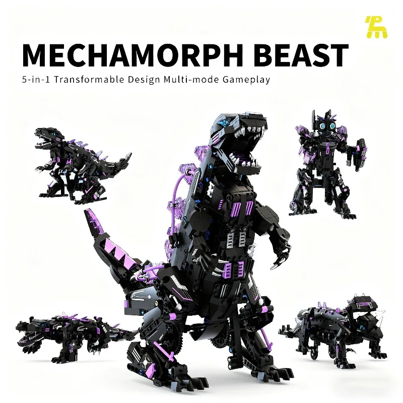 Creative Transformation Dinosaur Crocodile Robot Building Blocks With LED Light Construction Bricks Toy Gift For Children Boy
Creative Transformation Dinosaur Crocodile Robot Building Blocks With LED Light Construction Bricks Toy Gift For Children Boy
