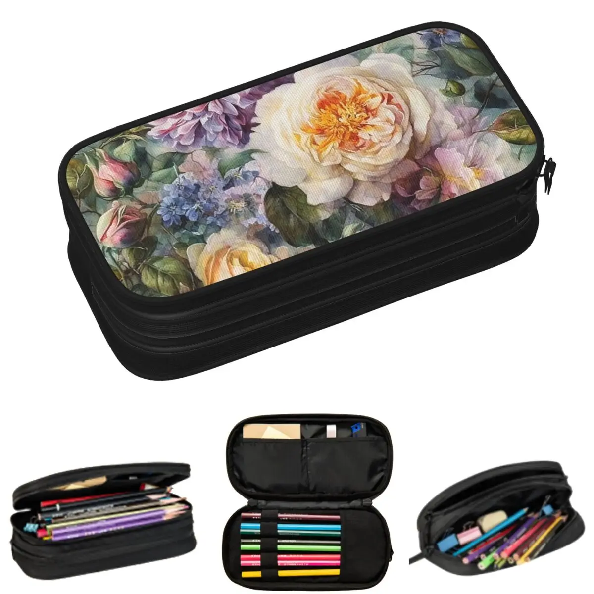 Пеналы для школьников с дизайном «Цветущая розовая садовая грядка», большая сумка-пенал для хранения ручек и карандашей
Пеналы для школьников с дизайном «Цветущая розовая садовая грядка», большая сумка-пенал для хранения ручек и карандашей