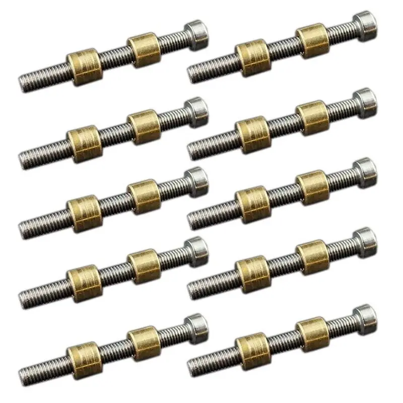 AWAH For Loveless Bolts Knife Making Handles 10Pcs 8Mm 5/16" Brass Screws Fasteners Scales
AWAH For Loveless Bolts Knife Making Handles 10Pcs 8Mm 5/16" Brass Screws Fasteners Scales