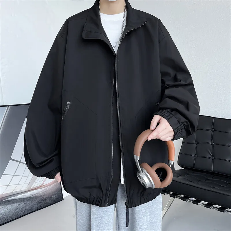 LAPPSTER Y2k Waterproof Bomber Jackets Coats Korean Fashions Black Zip Up Motorcycle Bomber Varsity Jacket Men New In Coat
LAPPSTER Y2k Waterproof Bomber Jackets Coats Korean Fashions Black Zip Up Motorcycle Bomber Varsity Jacket Men New In Coat