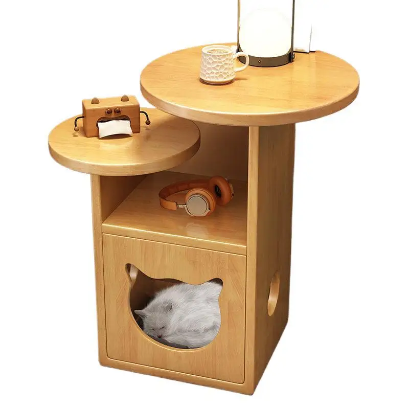 Multifunctional cat nest all solid wood bedside table side cabinet integrated mini coffee table sofa side cabinet
Multifunctional cat nest all solid wood bedside table side cabinet integrated mini coffee table sofa side cabinet