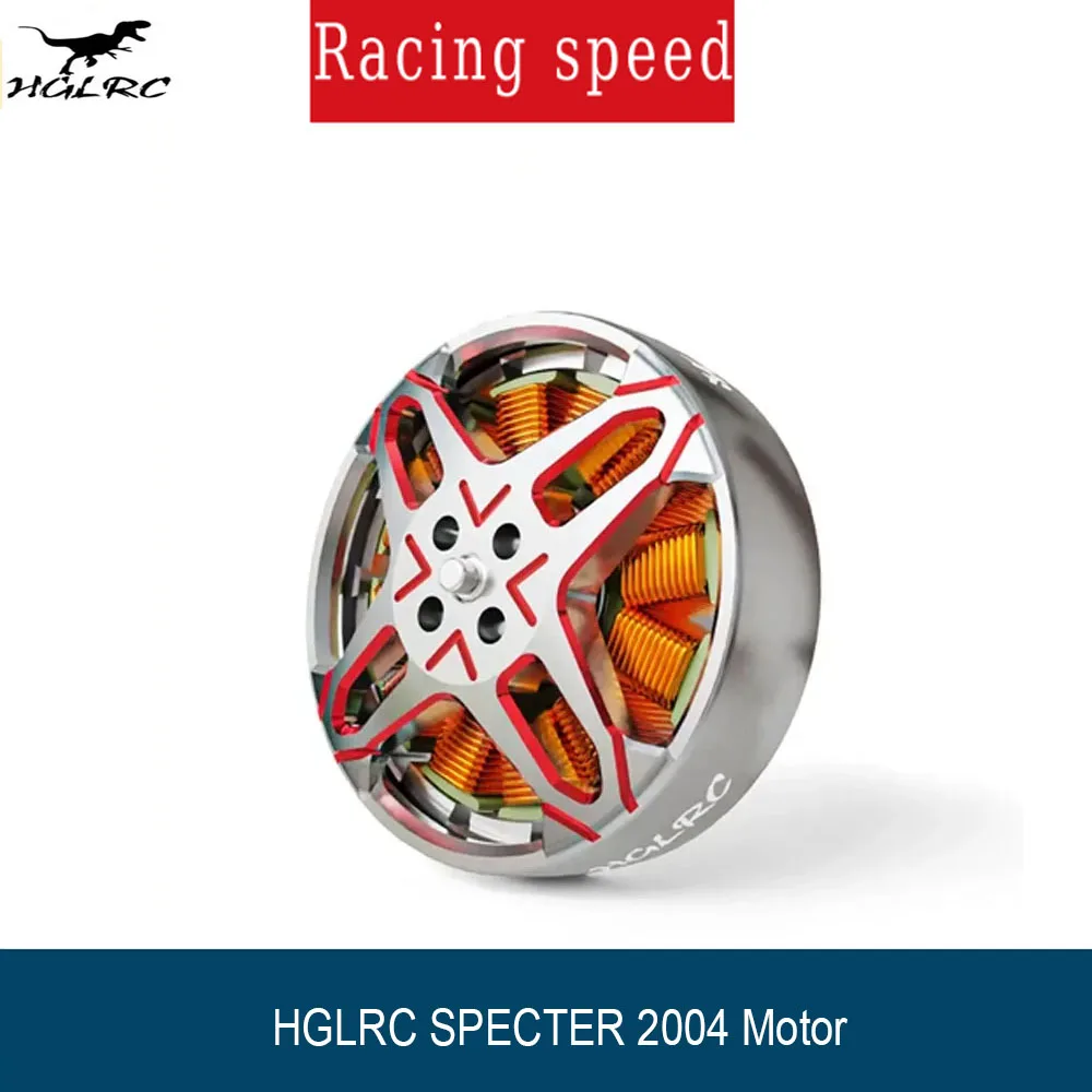 HGLRC SPECTER 2004 1800KV Brushless Motor - 4-6S 3-5inch Props for FPV Freestyle & Cinewhoop Drones
HGLRC SPECTER 2004 1800KV Brushless Motor - 4-6S 3-5inch Props for FPV Freestyle & Cinewhoop Drones