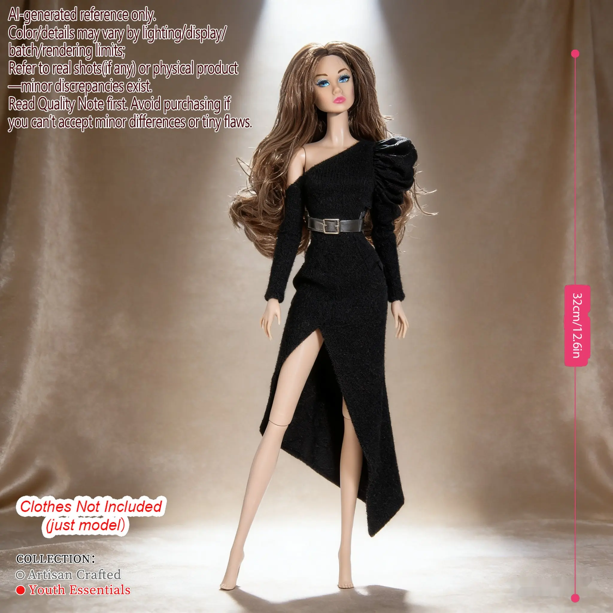 1/6 Scale Multi-Joint Premium Gift, BJD Doll 12-Joint, Realistic Changeable Makeup (no clothing)
1/6 Scale Multi-Joint Premium Gift, BJD Doll 12-Joint, Realistic Changeable Makeup (no clothing)