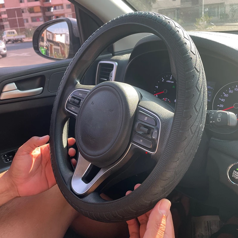 Multi Color Car Tire Pattern Soft Silicone Steering Wheel Cover For BMW Opel SEAT MG Honda Peugeot KIA Volkswagen Hyundai Toyota
Multi Color Car Tire Pattern Soft Silicone Steering Wheel Cover For BMW Opel SEAT MG Honda Peugeot KIA Volkswagen Hyundai Toyota