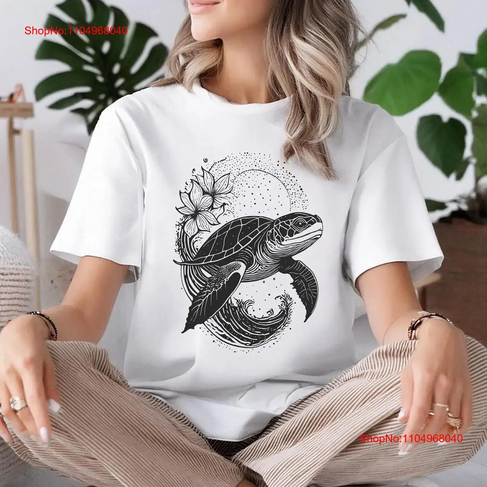 Футболка с цветочным принтом в стиле морской черепахи, фоккси, походная, богемная, лесная, женская, пляжная, для кемпинга, океана, винтажная, мытая, унисекс
Футболка с цветочным принтом в стиле морской черепахи, фоккси, походная, богемная, лесная, женская, пляжная, для кемпинга, океана, винтажная, мытая, унисекс