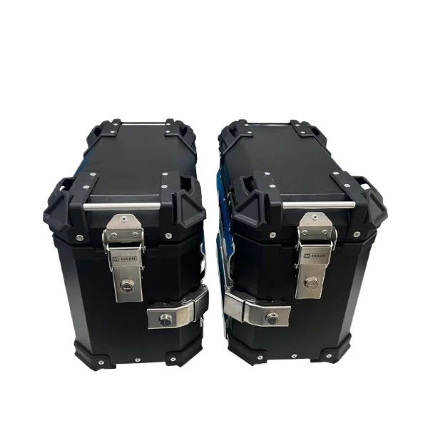MBiker Genuine 28L 1.5mm Thick Aluminum Side Boxes ABS Corner Covers Quick Release ing System Lightweight Motorcycle Luggage
MBiker Genuine 28L 1.5mm Thick Aluminum Side Boxes ABS Corner Covers Quick Release ing System Lightweight Motorcycle Luggage