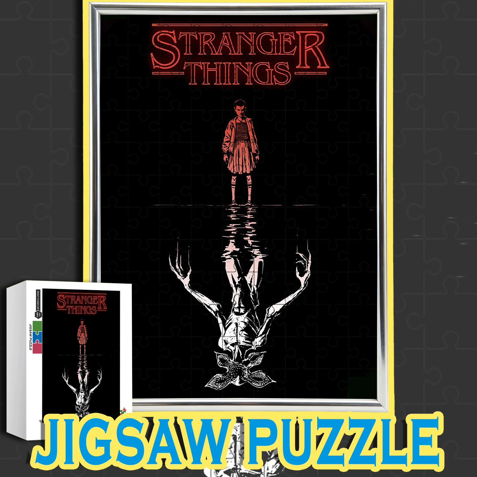 Stranger Things Eleven & Demogorgon Reflection Retro Horror Style Wooden Jigsaw Puzzle 108/200/300/500/1000pcs Color Box
Stranger Things Eleven & Demogorgon Reflection Retro Horror Style Wooden Jigsaw Puzzle 108/200/300/500/1000pcs Color Box