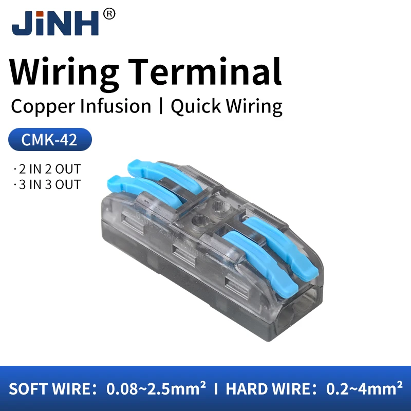 10Pcs Quick Splicing Lever Multi Butt Wire Connector Compact Conductor Led Light Wiring Press Terminal Blocks Black 0.08-4mm²
10Pcs Quick Splicing Lever Multi Butt Wire Connector Compact Conductor Led Light Wiring Press Terminal Blocks Black 0.08-4mm²